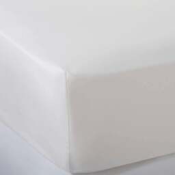 Rackhams Ivory 600 Thread Count Egyptian Cotton 40cm Deep Fitted Sheets - King - thumbnail 1
