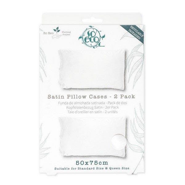Rackhams Satin Pillow Case - Double Pack - image 1