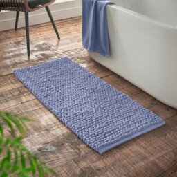 Rackhams Aspen Bobble Bath Mat - Blue - Bath Mat 50 x 80 cm - thumbnail 5