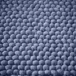 Rackhams Aspen Bobble Bath Mat - Blue - Bath Mat 50 x 80 cm - thumbnail 3