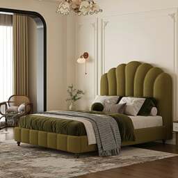Rackhams Leocadia King Size Bed, Super King Size Bed, Velvet - King Size - Others ( Contact Us ) - thumbnail 4
