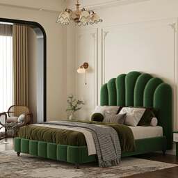 Rackhams Leocadia King Size Bed, Super King Size Bed, Velvet - King Size - Others ( Contact Us ) - thumbnail 2
