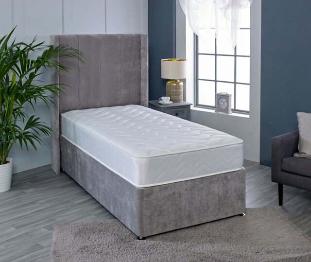 Rackhams Twilight Hybrid Mattress - 18cm Deep, Soft Feel - White - 1 - 4ft6 Double Mattress (135cm x 190cm) - image 1