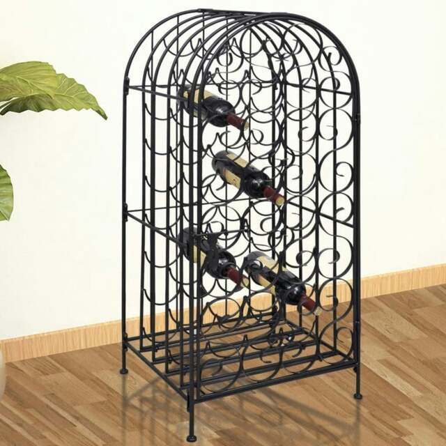 Rackhams Wine Rack for 35 Bottles Metal