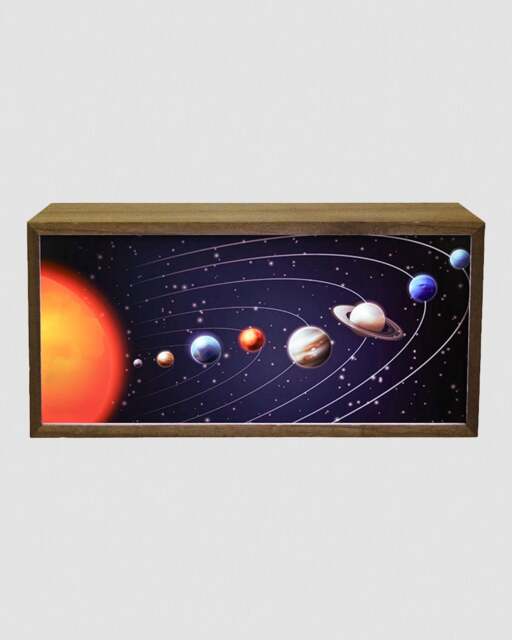 Rackhams Light Box Night Light Solar System - image 1