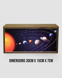Rackhams Light Box Night Light Solar System - thumbnail 3