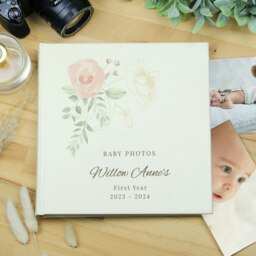 Rackhams Personalised Floral Square Photo Album - thumbnail 2