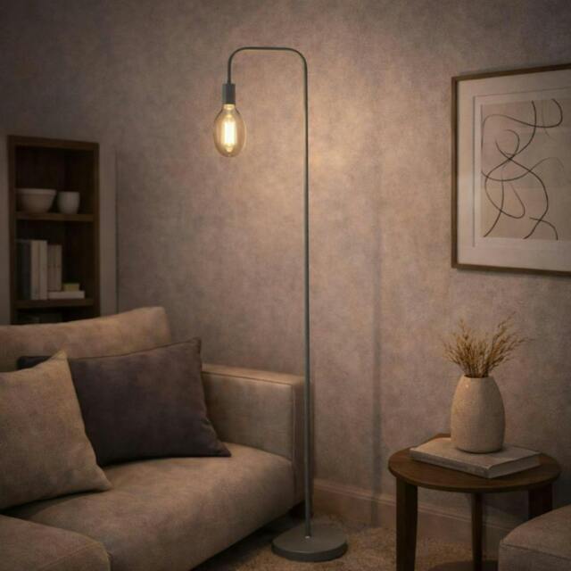 Rackhams Knox Matte Grey Floor Lamp - image 1