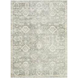 Rackhams Galey Alix Collins Avenue-Vintage Green Beige Grey Traditional Vintage Boho Fringe Rug - 157 x 213 cm - thumbnail 2