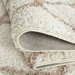 Rackhams Moroccan Ivory Shaggy Rug - 730 - 60X110 cm - thumbnail 3