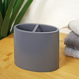 Rackhams Alto Grey Toothbrush Holder