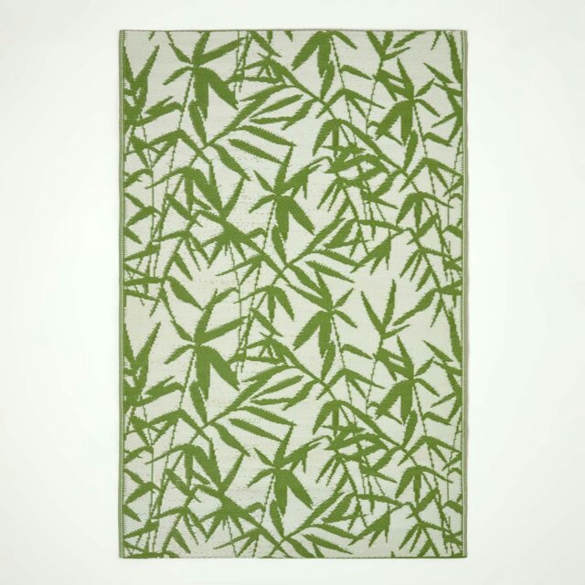 Rackhams Outdoor Rug Luxury Waterproof Reversible Recycled, For Garden, Zena Tropical - 180 x 270 cm - image 1