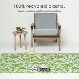 Rackhams Outdoor Rug Luxury Waterproof Reversible Recycled, For Garden, Zena Tropical - 180 x 270 cm - thumbnail 2