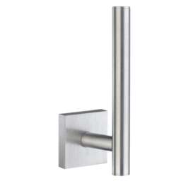 Rackhams Brushed Chrome Spare Toilet Roll Holder