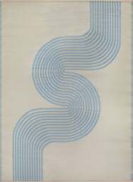 Rackhams Urban Outdoor Rug Blue & Beige - 1010 - 150X220 cm - thumbnail 2