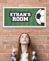 Rackhams Personalised Football Wall Art Print - Framed Gift for Sports Fans - thumbnail 4