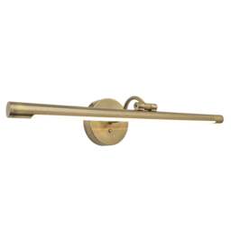 Rackhams Antique Brass Wireless Rechargeable LED Touch Dimmable Picture Light - thumbnail 1
