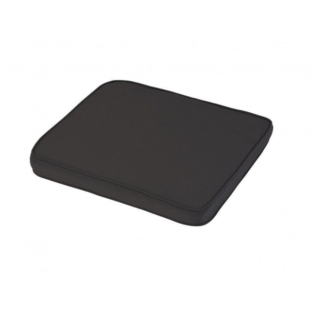 Rackhams Square Garden Seat Cushion (Colour Options Available) - CHARCOAL GREY - image 1