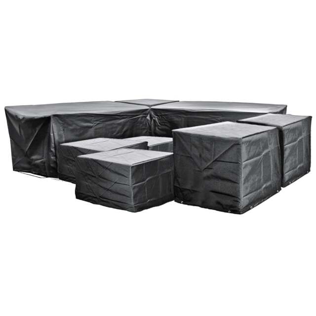 Rackhams Cozy Bay EZBreathe Malta 10 Seat Furniture Set Cover in Black - image 1