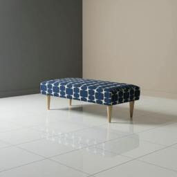 Rackhams Designer Stitched Lid Seating Stool for Entryways – Multi-Functional Ottoman Bench - 48 x 48 Inches (120 x 120cm) - thumbnail 4
