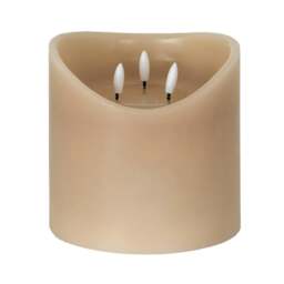 Rackhams Luxe Collection LED Candle (Batteries Included) - Taupe - Taupe - One Size - 100% Mixed