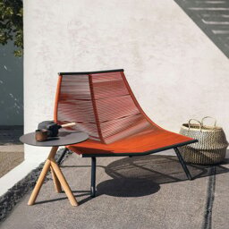 Rackhams Iqbal Outdoor Lounge Chair With Footstool