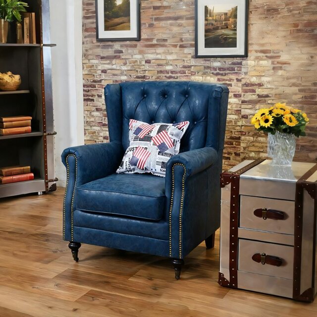 Rackhams Mid-Century L9 Armchair, Loft Style - Brown - image 1