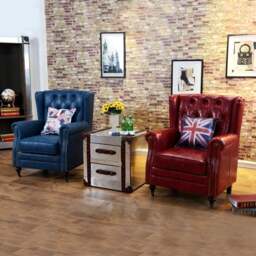 Rackhams Mid-Century L9 Armchair, Loft Style - Brown - thumbnail 3