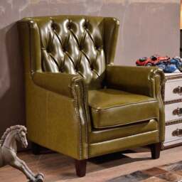 Rackhams Mid-Century L9 Armchair, Loft Style - Brown - thumbnail 6