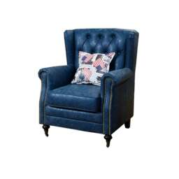 Rackhams Mid-Century L9 Armchair, Loft Style - Brown - thumbnail 2