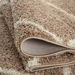 Rackhams Moroccan Beige Shaggy Rug - 520 - 60X110 cm - thumbnail 3