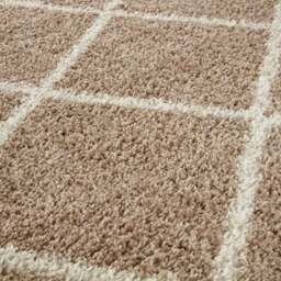 Rackhams Moroccan Beige Shaggy Rug - 520 - 60X110 cm - thumbnail 2