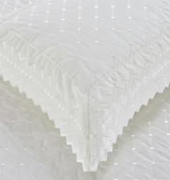 Rackhams Richmond White Bedspread Set 254x254cm - thumbnail 4