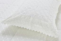 Rackhams Richmond White Bedspread Set 254x254cm - thumbnail 3