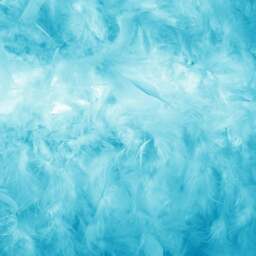 Rackhams Eye-Catching and Modern Small Teal Feather Decorated Pendant Lighting Shade - thumbnail 2