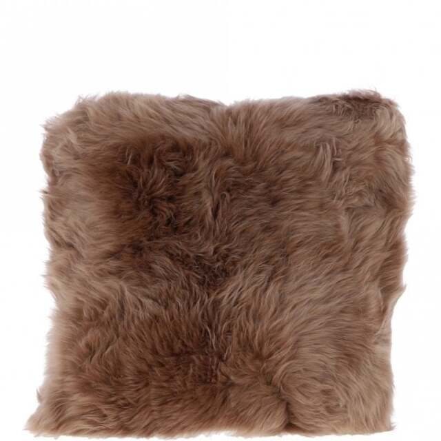 Rackhams Sheepskin Cushion - One Size - Toffee - Sheepskin - image 1