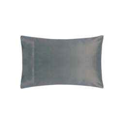 Rackhams 200 Thread Count Egyptian Cotton Housewife Pillowcases (Pair) - Slate - One Size - Slate - 100% Egyptian Cotton - thumbnail 1