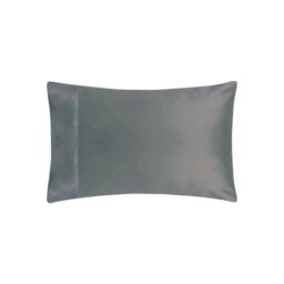 Rackhams 200 Thread Count Egyptian Cotton Housewife Pillowcases (Pair) - Slate - One Size - Slate - 100% Egyptian Cotton - thumbnail 2