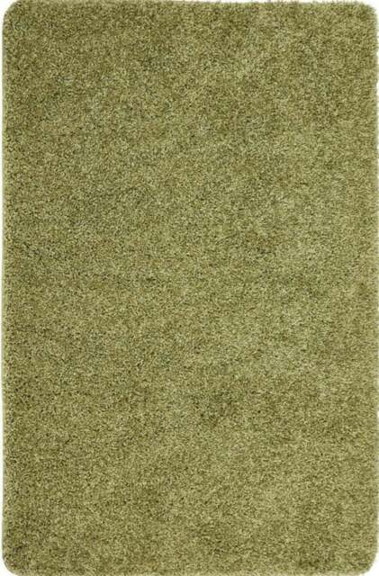 Rackhams Washable Olive Green Shaggy Rug - 140X200 cm