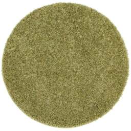 Rackhams Washable Olive Green Shaggy Rug - 140X200 cm - thumbnail 2