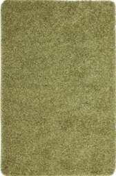 Rackhams Washable Olive Green Shaggy Rug - 140X200 cm - thumbnail 1