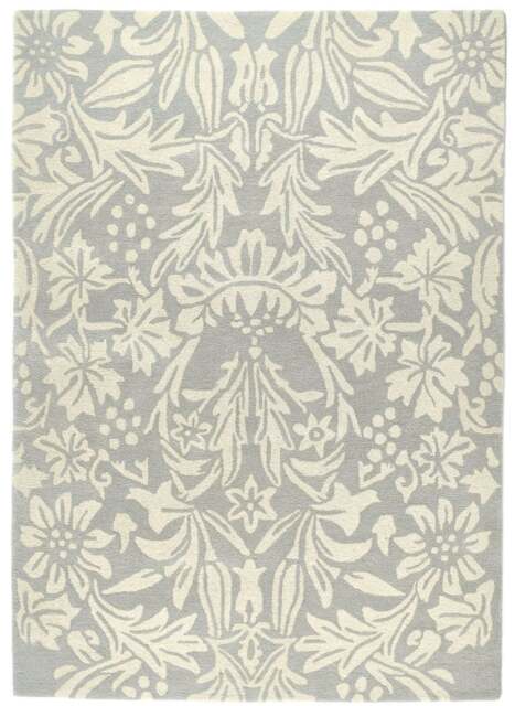 Rackhams Heritage Lavender Floral Wool Rug - 120X170 cm - image 1
