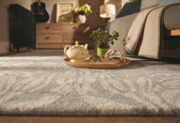 Rackhams Heritage Lavender Floral Wool Rug - 120X170 cm - thumbnail 4