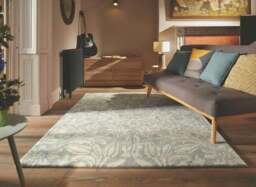 Rackhams Heritage Lavender Floral Wool Rug - 120X170 cm - thumbnail 3