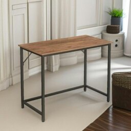 Rackhams Industrial Computer Desk Home Office Workstation Rustic Brown - thumbnail 5