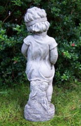 Rackhams Shy Little Girl Garden Ornament - thumbnail 4