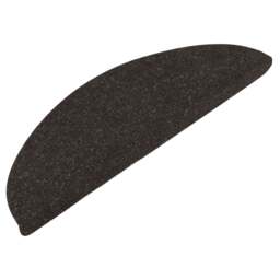 Rackhams Stair Mats Self-adhesive 10 pcs Black 56x17x3 cm - thumbnail 3