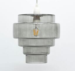 Rackhams Mira Smoke Easy-Fit Pendant - thumbnail 2