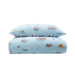 Rackhams Pirates Reversible Cotton Duvet Cover Set Blue - Blue - Double - thumbnail 5