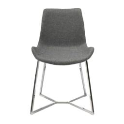 Rackhams Dark Grey Fabric Chair 4009 - thumbnail 2